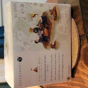 NIB Department 56 "An Afternoon Picnic " Seasons Bay Series